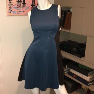 Medium light scuba block dress